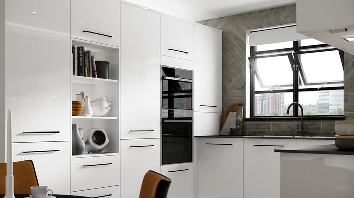 Esker Ice Kitchen with integrated appliances