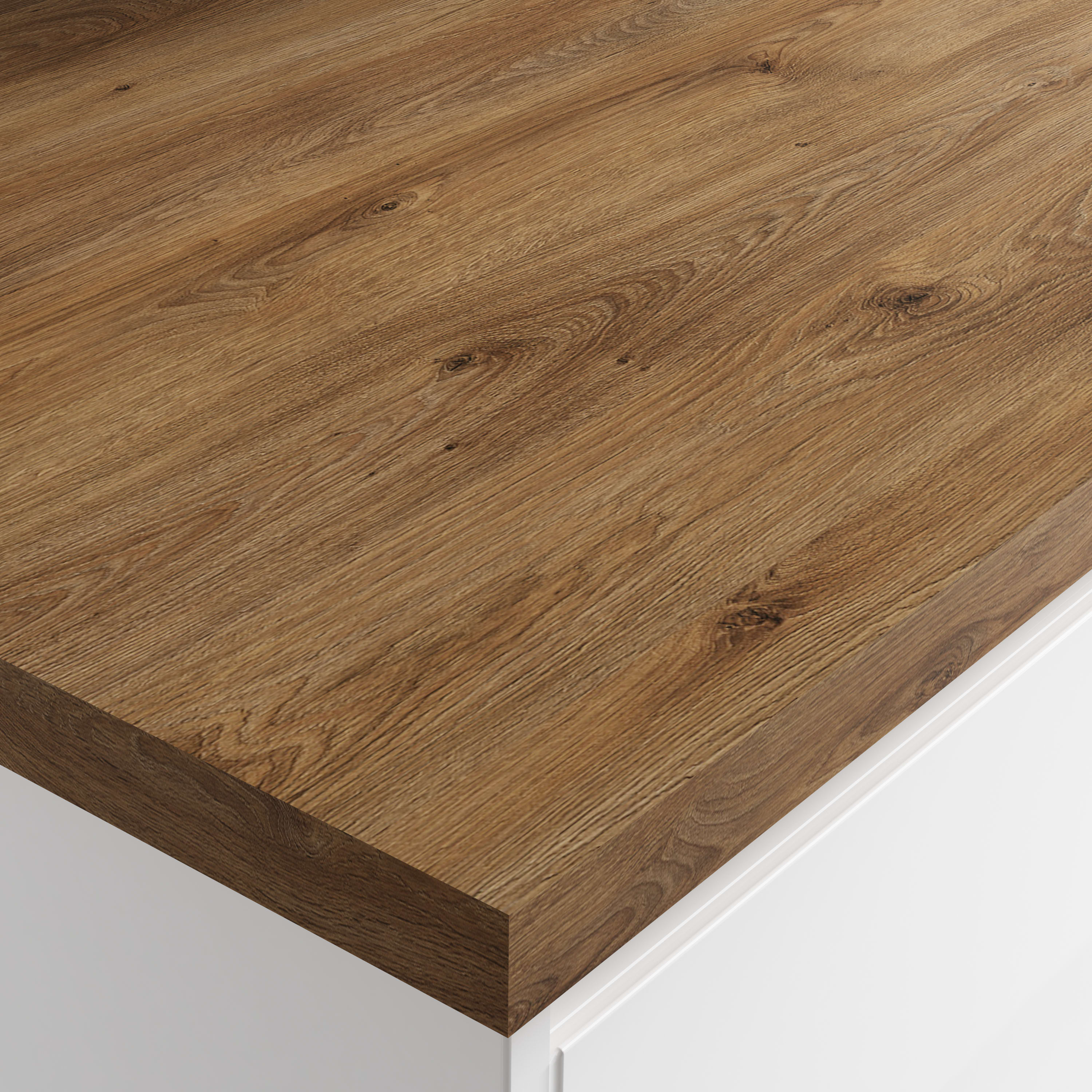 Wickes Pati Oak Wood Effect Laminate Worktop -