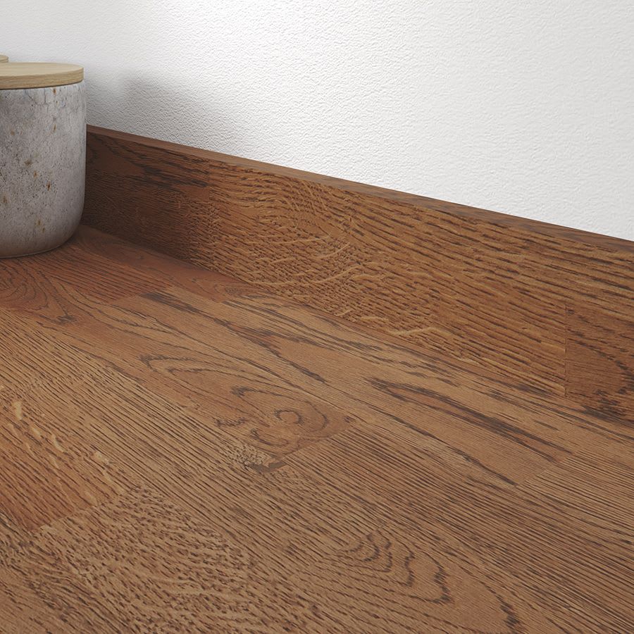 Rustic Oak Black Oil Upstand - 70 x