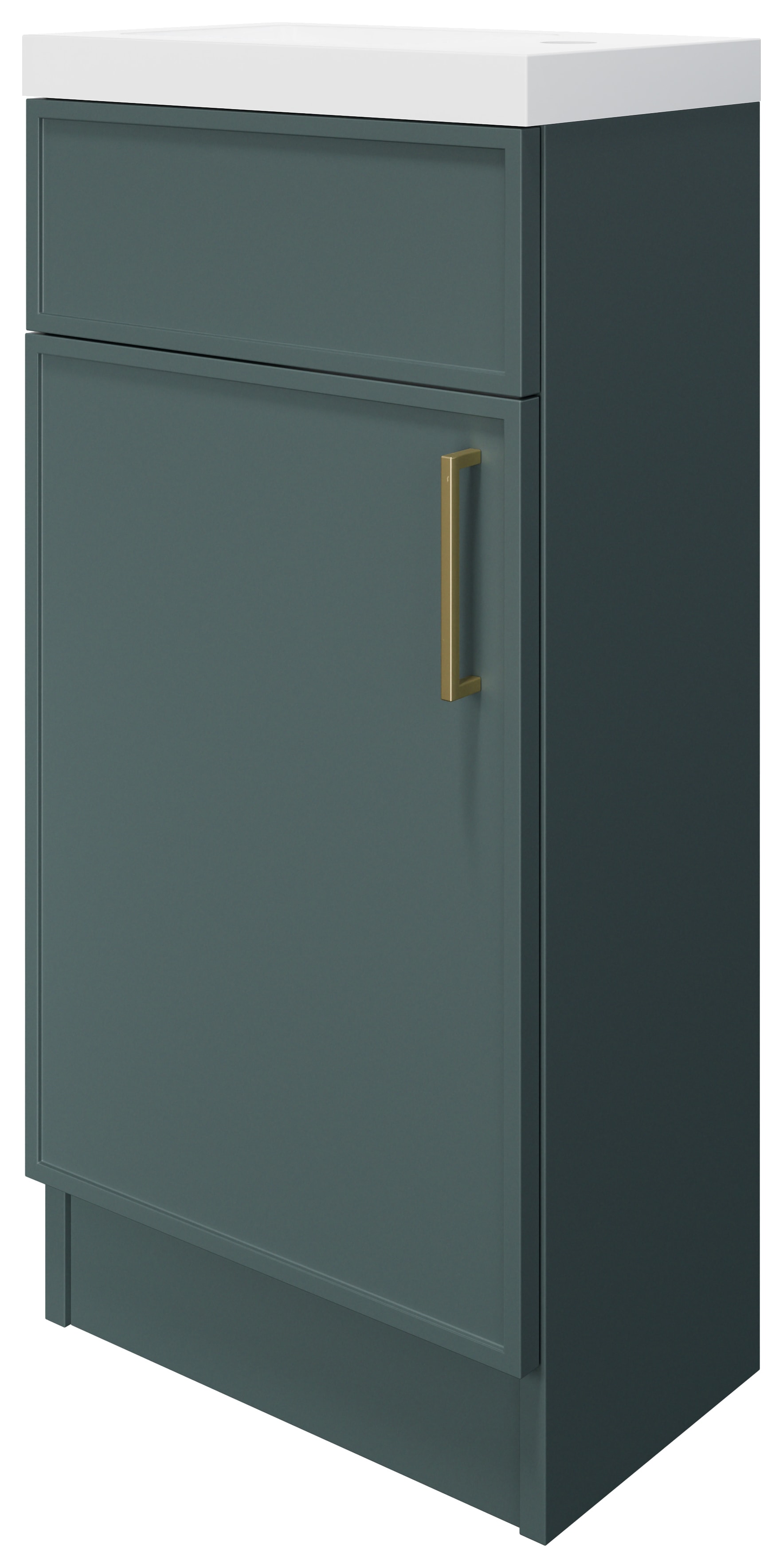 Wickes Haven Kombu Green Freestanding Vanity Unit &