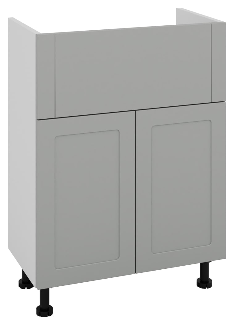 Wickes Winsford Dust Grey Slimline Depth Vanity Unit