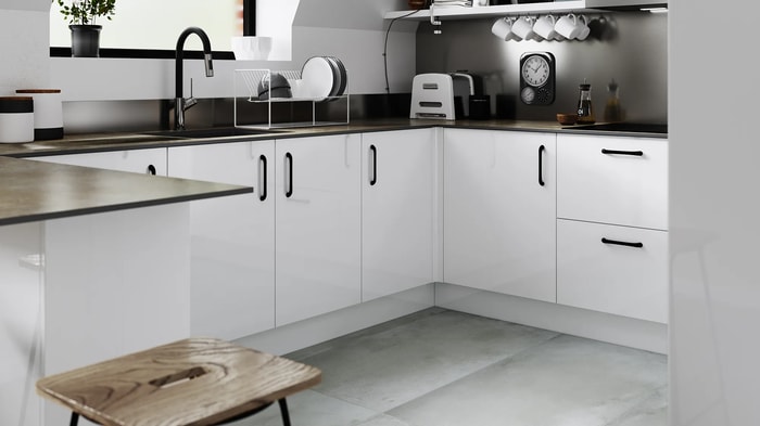 Melrose White Kitchen units