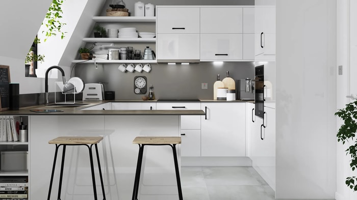 Melrose White Kitchen  