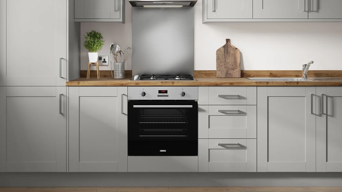 Ohio Grey Kitchen with integrated oven