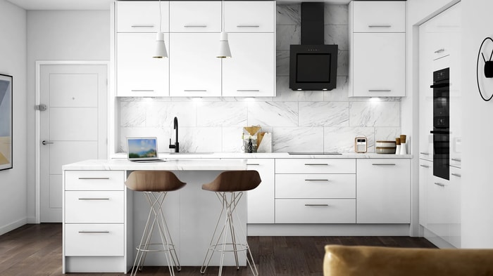 White Orlando Kitchen