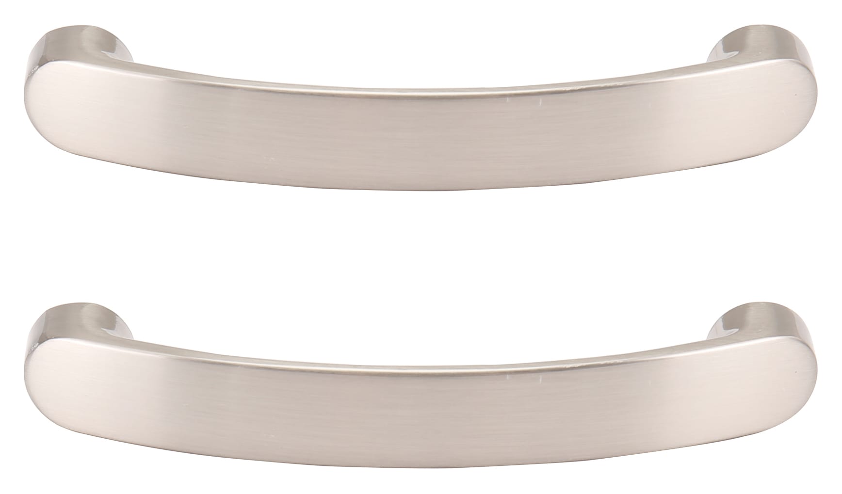 Wickes Curved Brushed Nickel Pull Cabinet Handle -